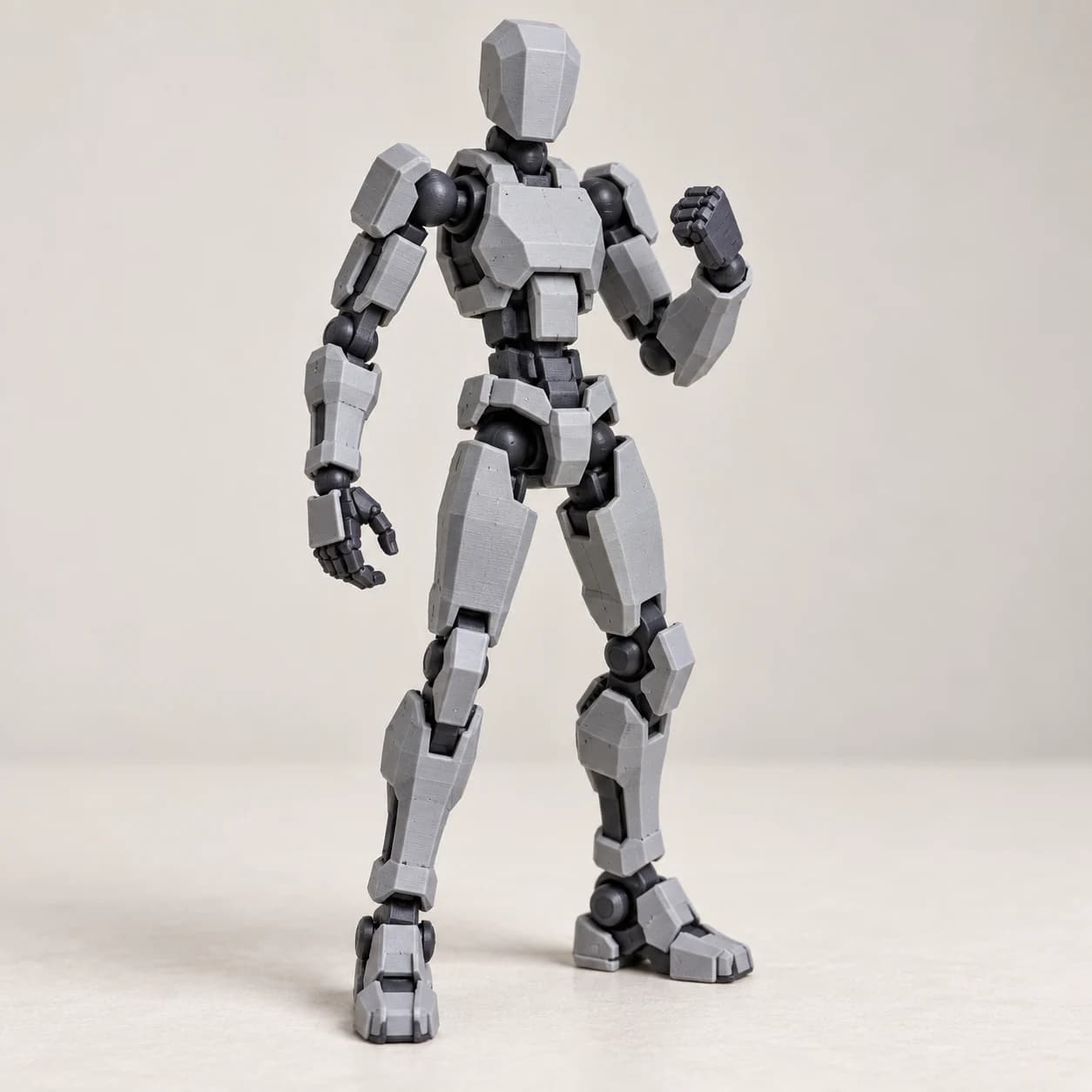 Двуцветна съчленена 3D печатна фигура Dummy 13